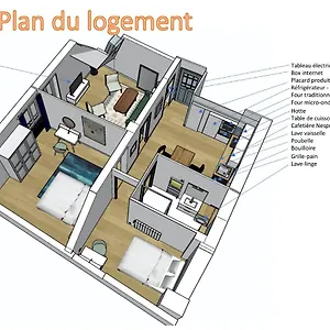 Elégant 3 Pièces Thonon-les-Bains
